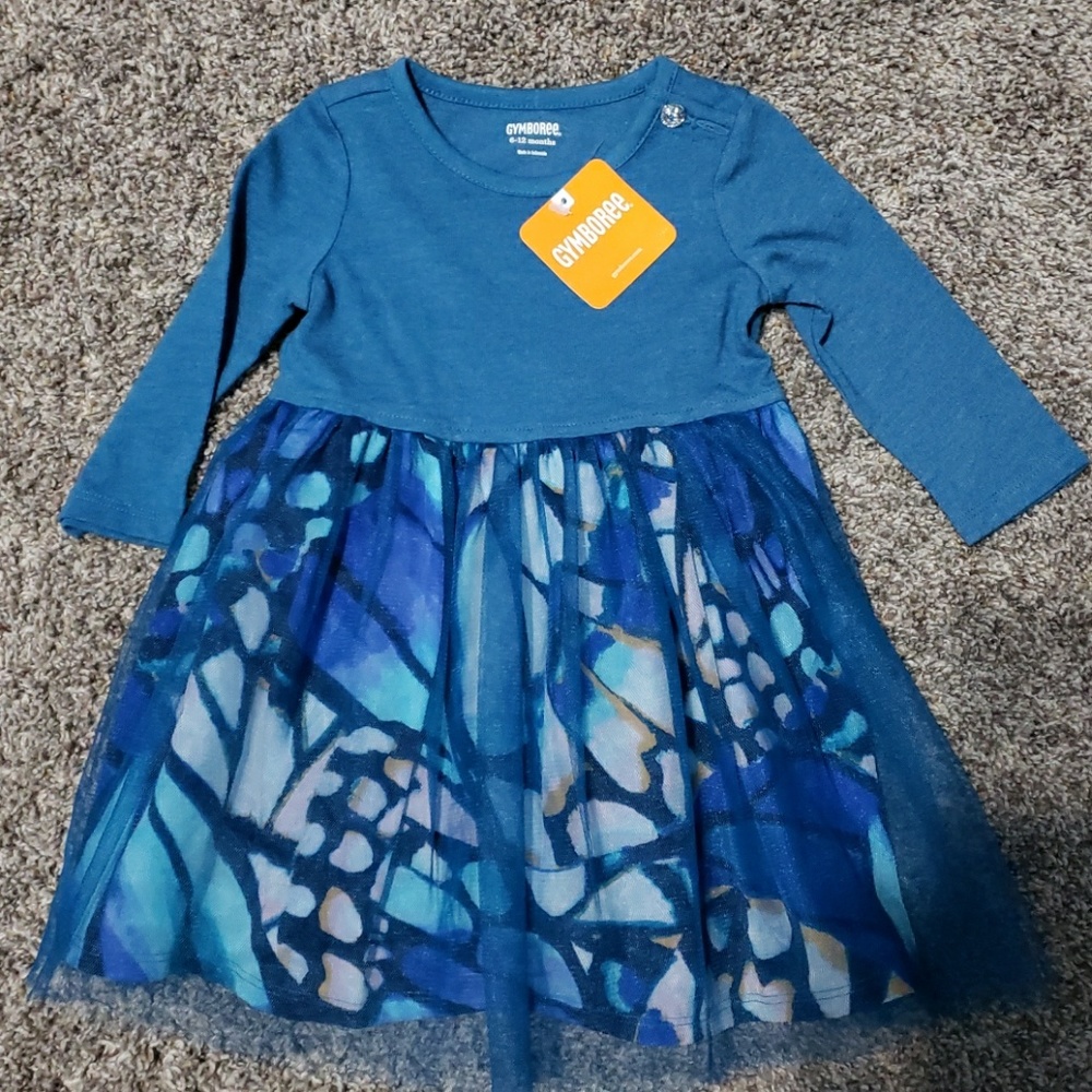 Girls long sleeve dress 6-12 months